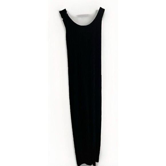 Vtg Y2K Ronni Nicole Black Velvet Maxi Dress Sz Small Fairy Gothic.        Q - Picture 1 of 7